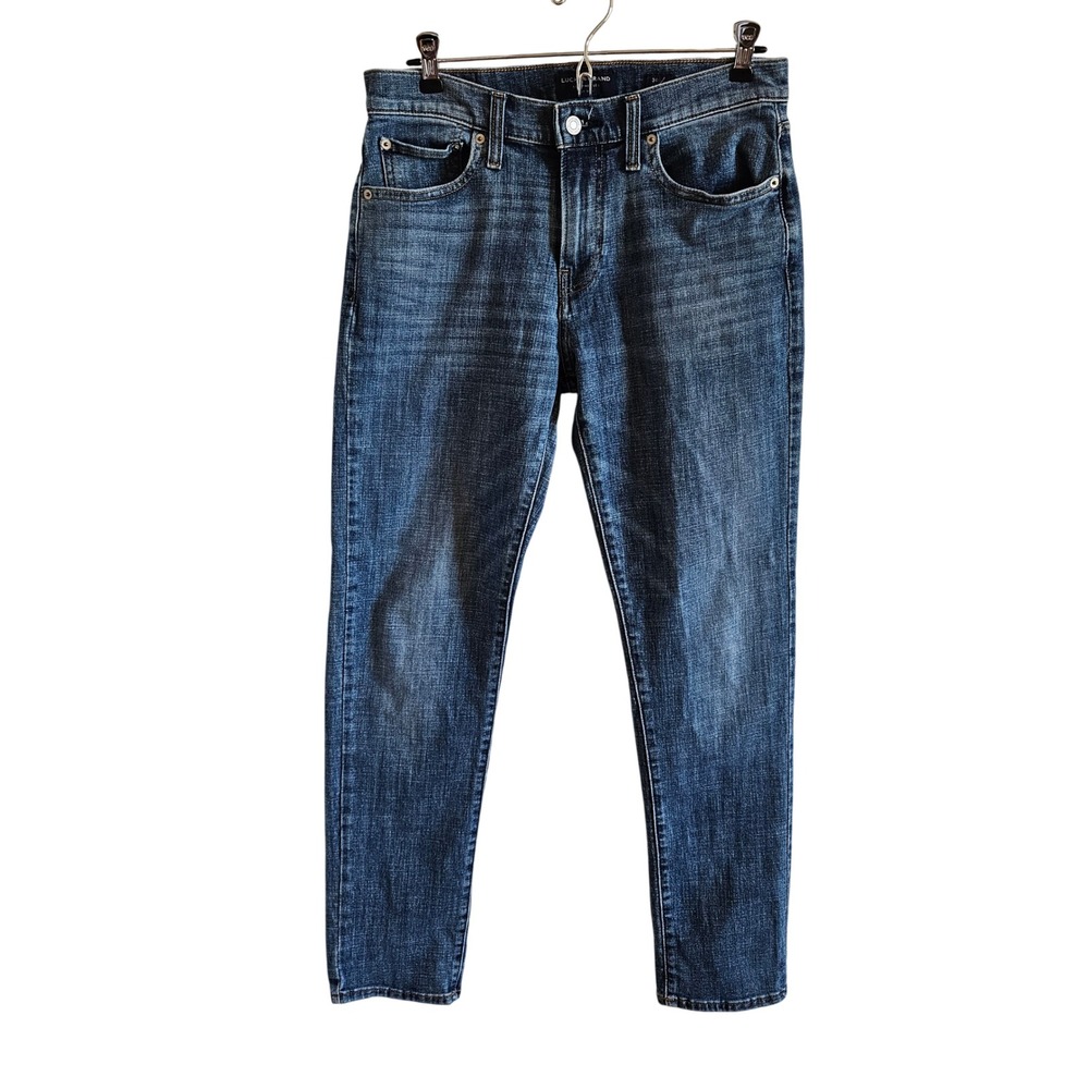 Lucky Brand 221 Straight Leg Mens Jeans 30x32 Medium Wash Blue Denim